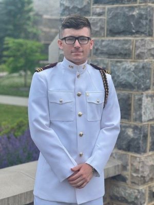 Conner Bowman in Corps of Cadets uniform.